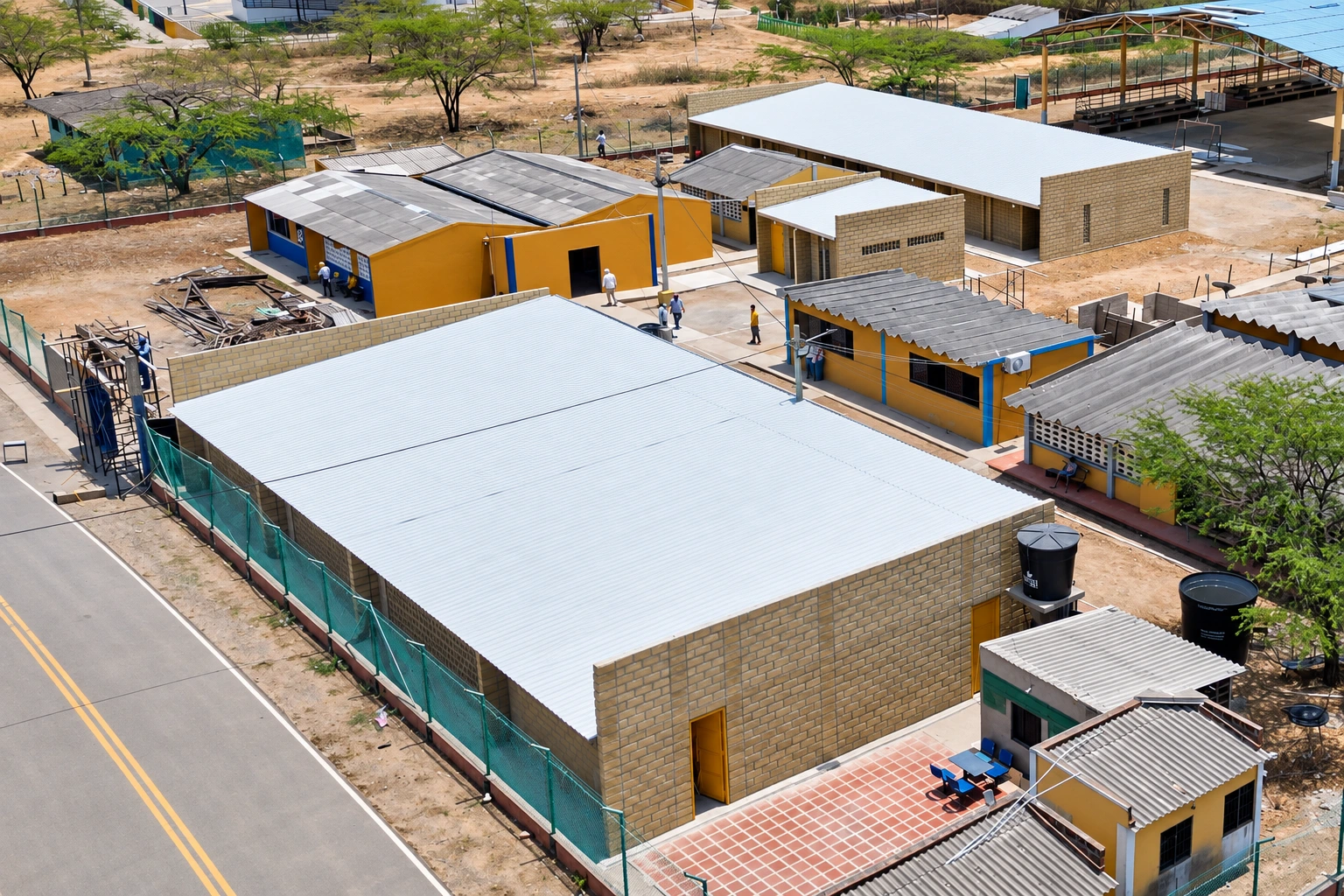 Centro Etnoeducativo Ware Waren. Fotografías de obra del portafolio