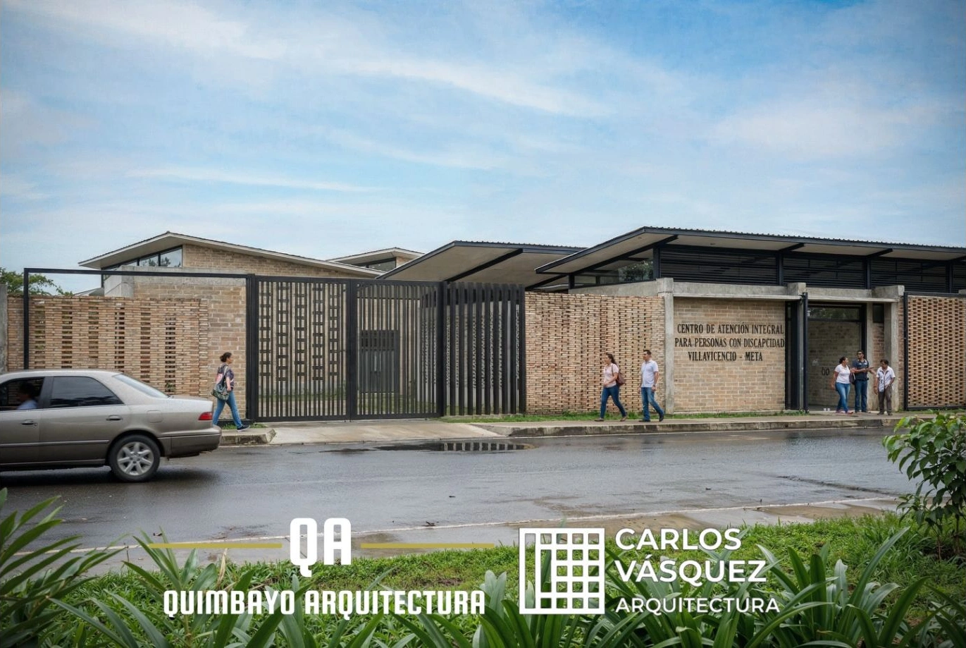 Centro de Atención Integral para Personas con Discapacidad. Visualización arquitectónica